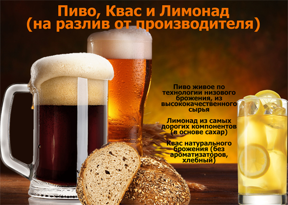 Пиво, Квас и Лимонад на разлив